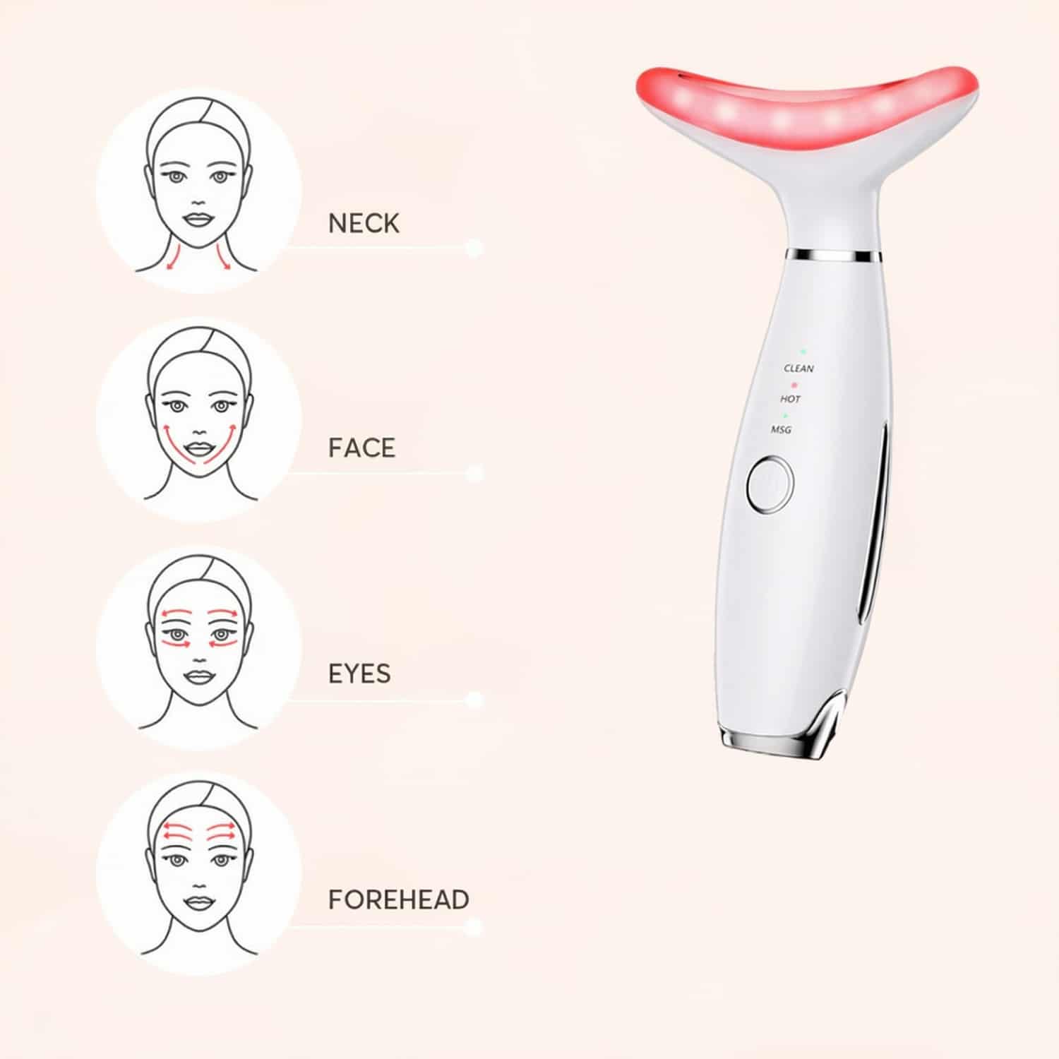 GlowLift 7-in-1™ Facial Toning & Rejuvenation Sculptor – Black