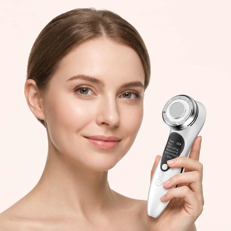 CryoGlow Pro™ 5-in-1 Hot & Cold Facial Toning Device